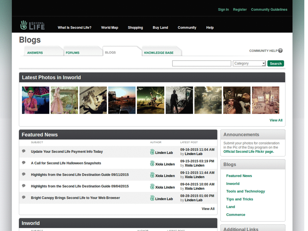 community.secondlife.com - make usernames readable