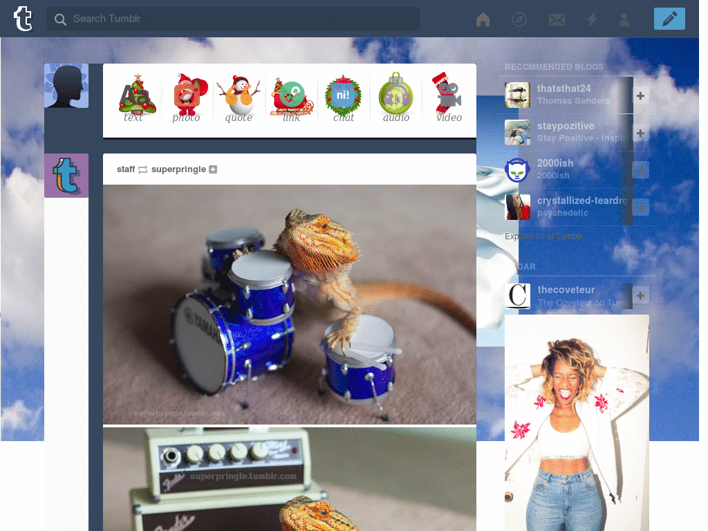 Japan Tumblr Dashboard