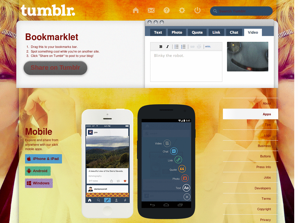 Tumblr - Hyunseung dashboard background + icon set