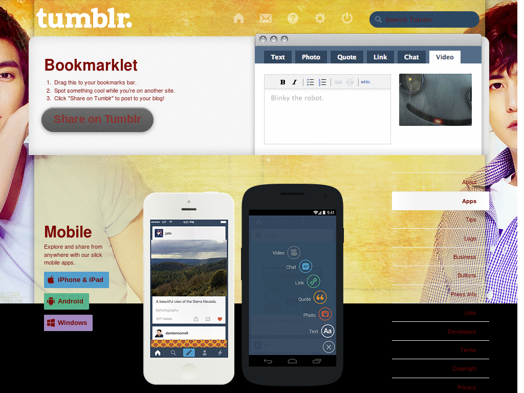 Tumblr - Siwon & Kyuhyun dashboard + icon set.