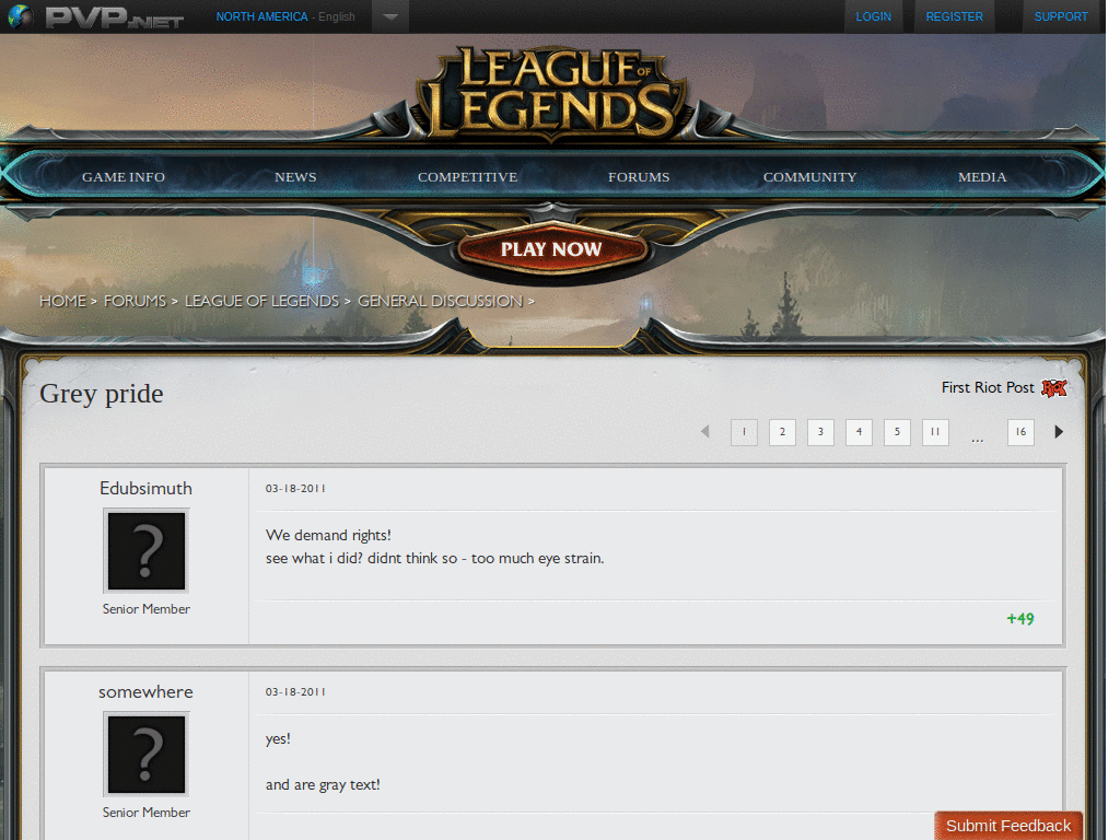 League of Legends - Gray Power