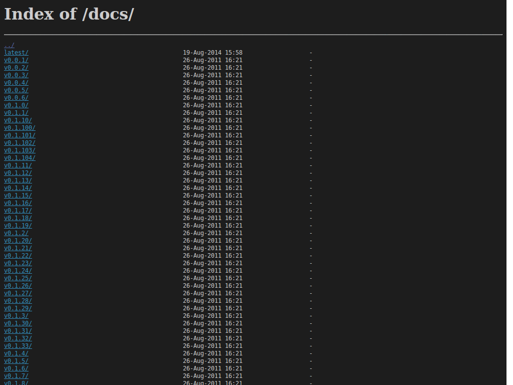 Node.js Dark Documentation