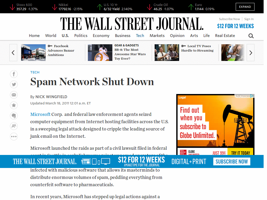 Wall Street Journal - Article Only (April 2013)