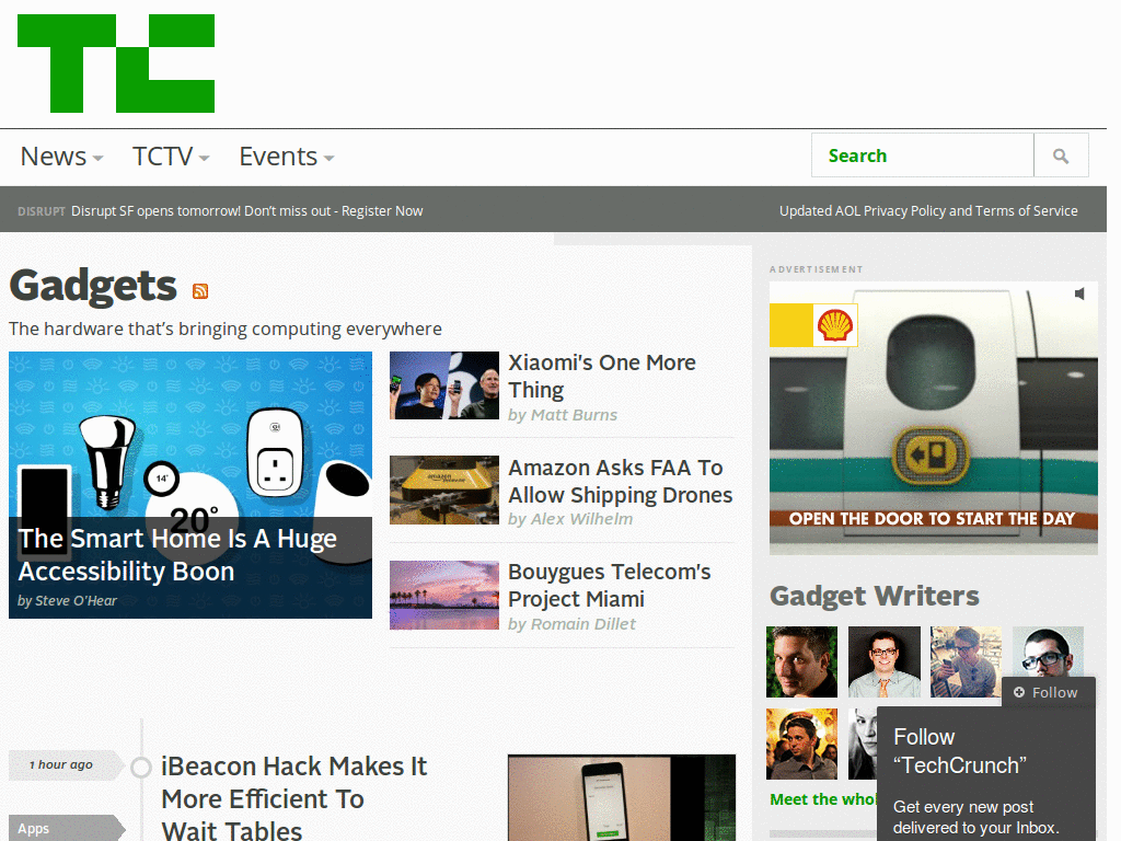 CrunchGear.com - Clean (March 2011)