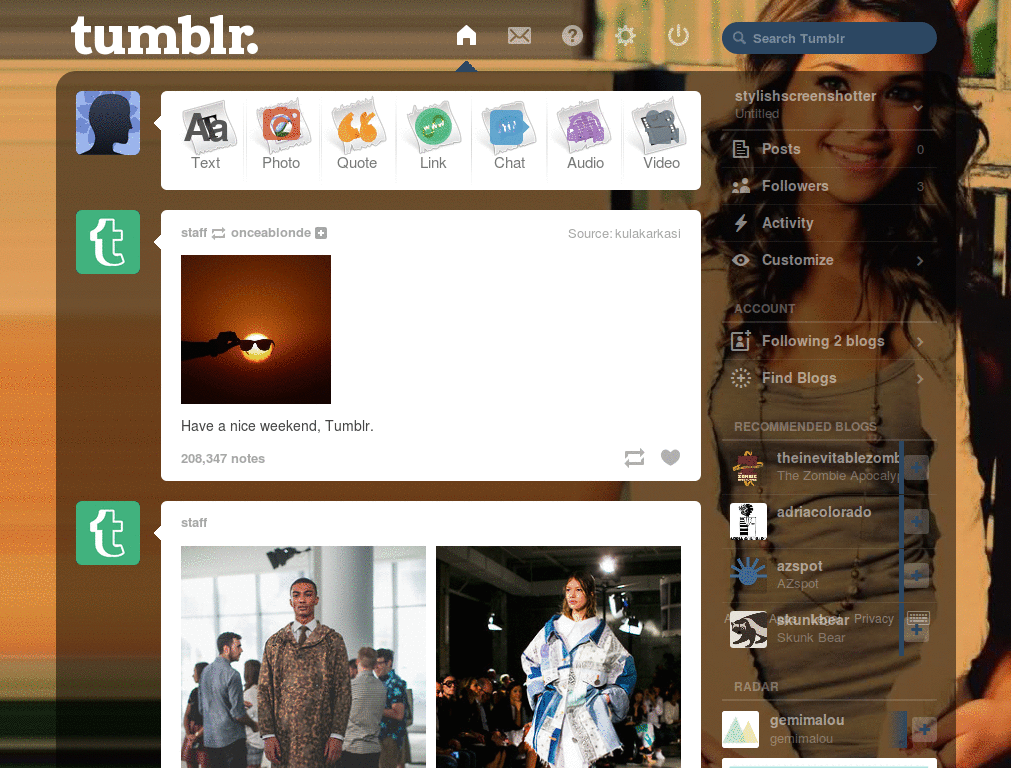Nicole for Tumblr