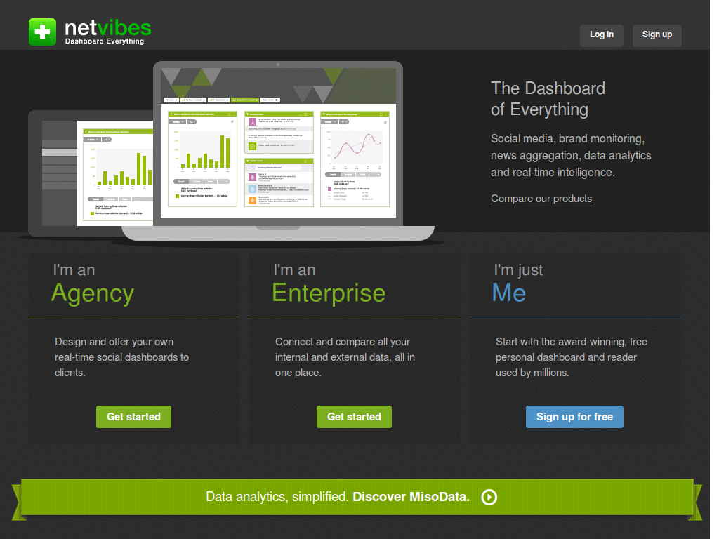 Netvibes - more space