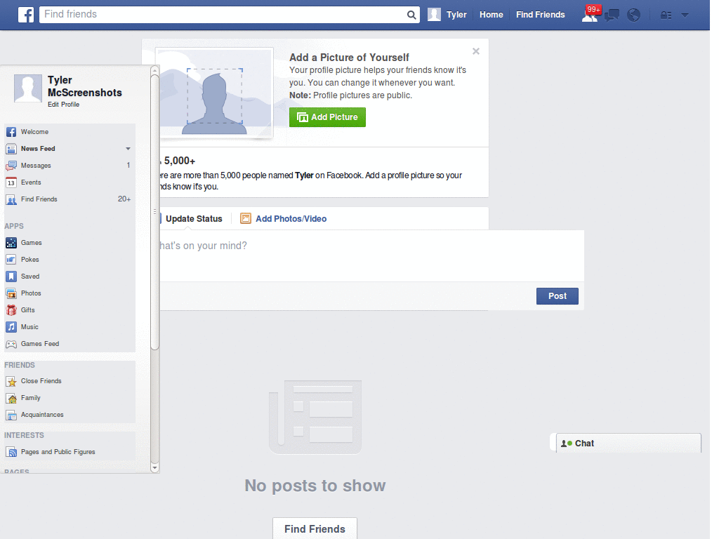 Facebook CSS3 Updated