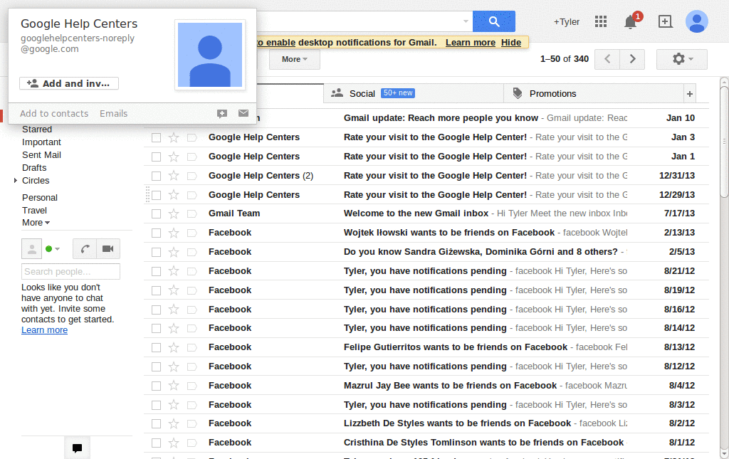 Gmail 2.x - remove ads and widen message body