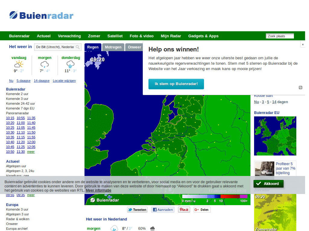 Buienradar Decrapifier