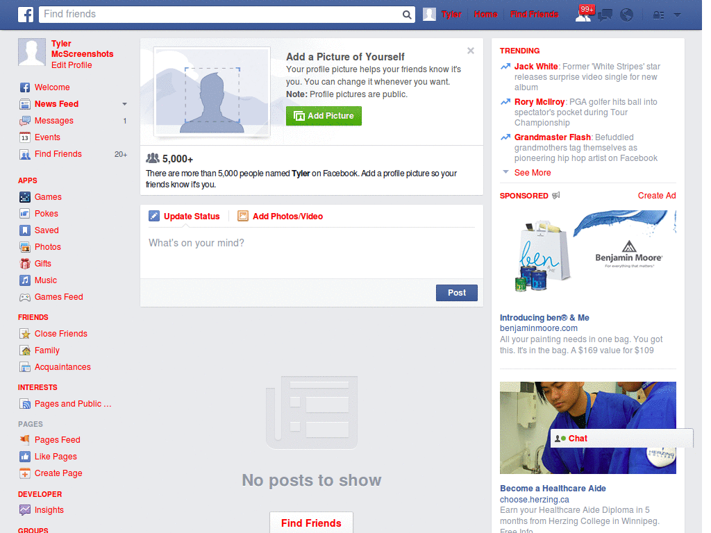 Facebook-Axred Menubar Red