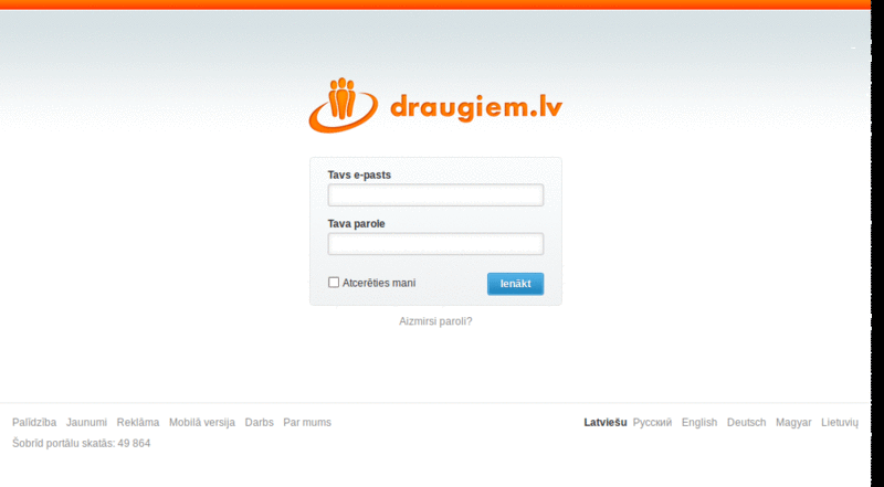 Draugiem.lv - remove ads by Janhouse