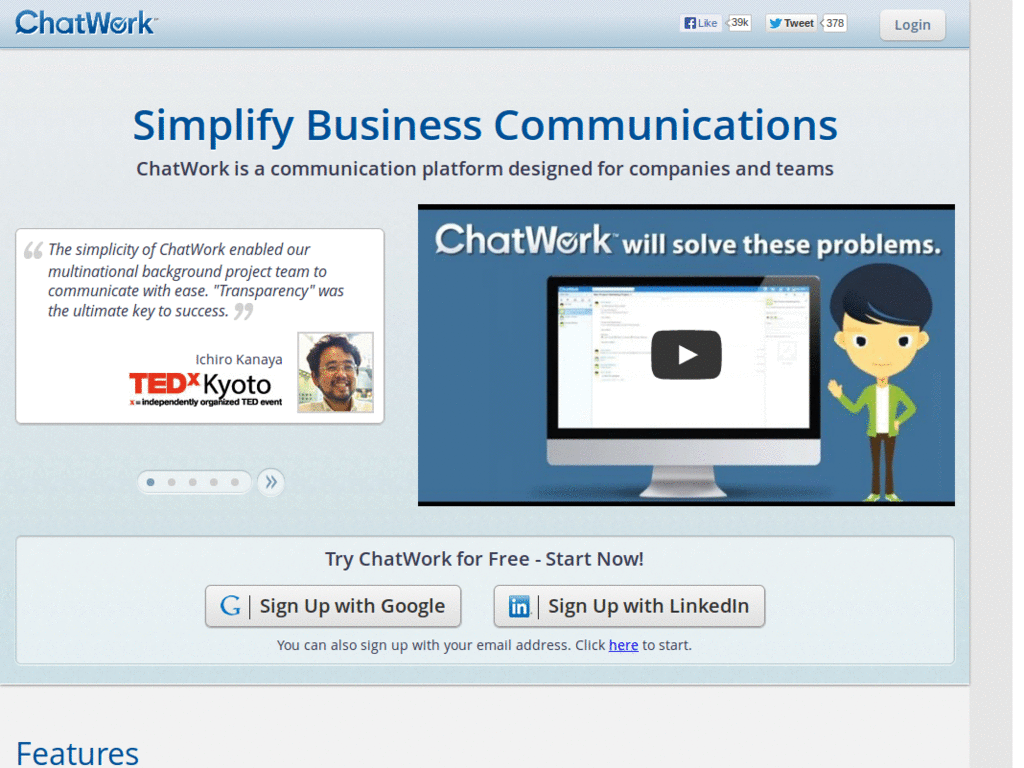 ChatWork Tiny