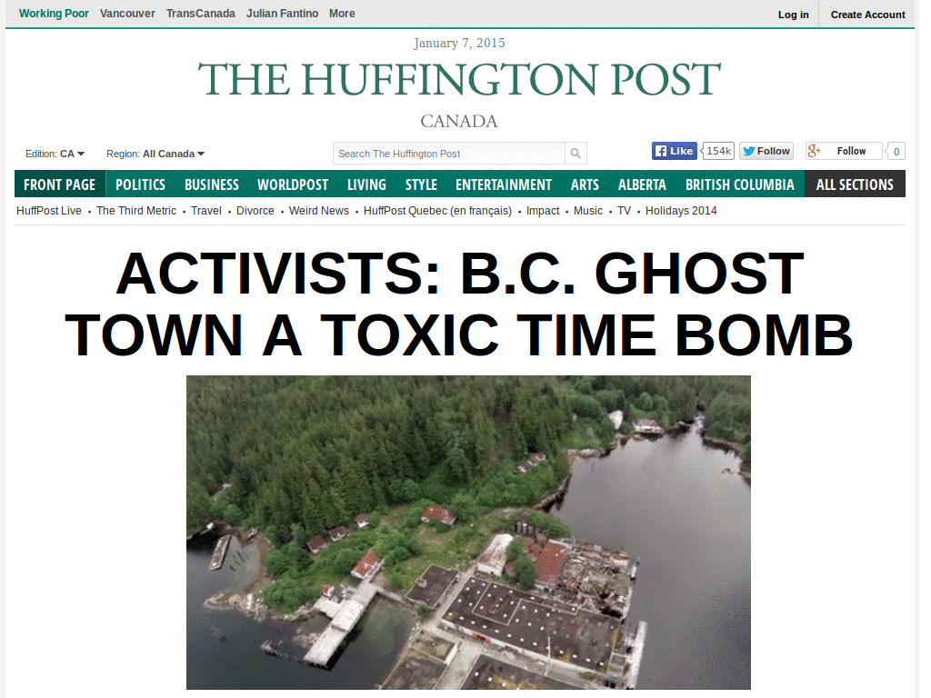 Huffington Post - DarkText