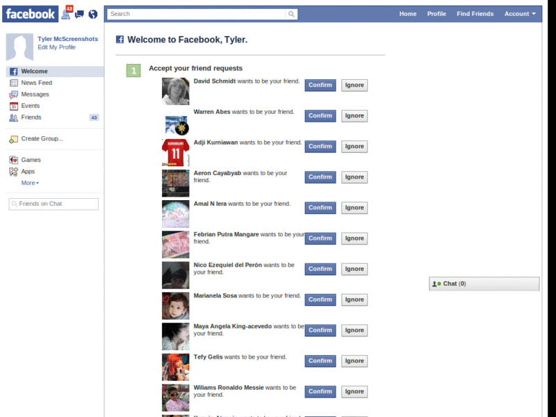 Facebook color posts by type