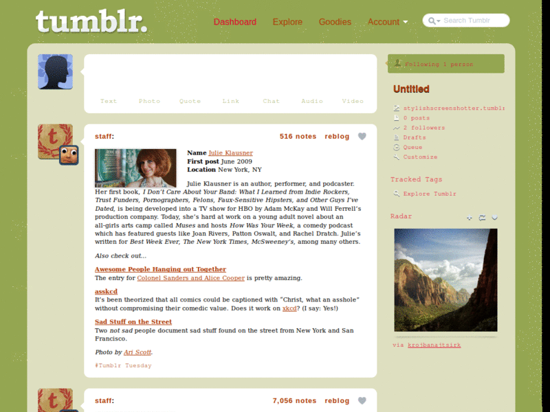 Floral #3--Red/Green