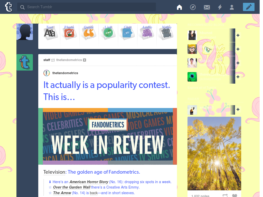 Fluttershy Dashboard Theme