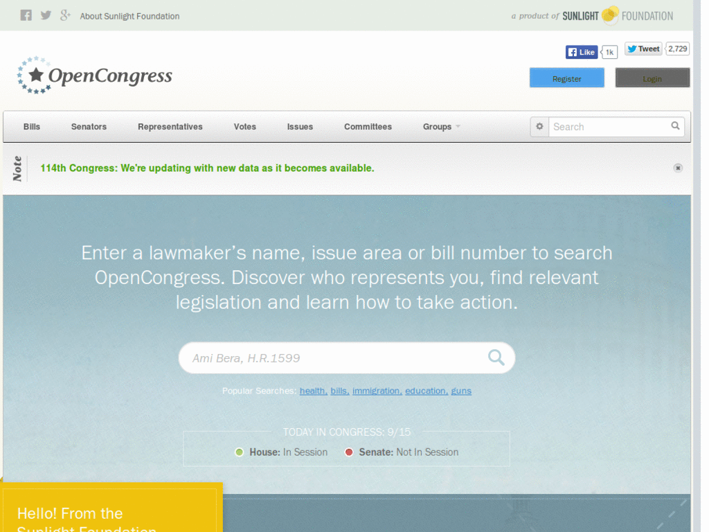 OpenCongress - Darken Text