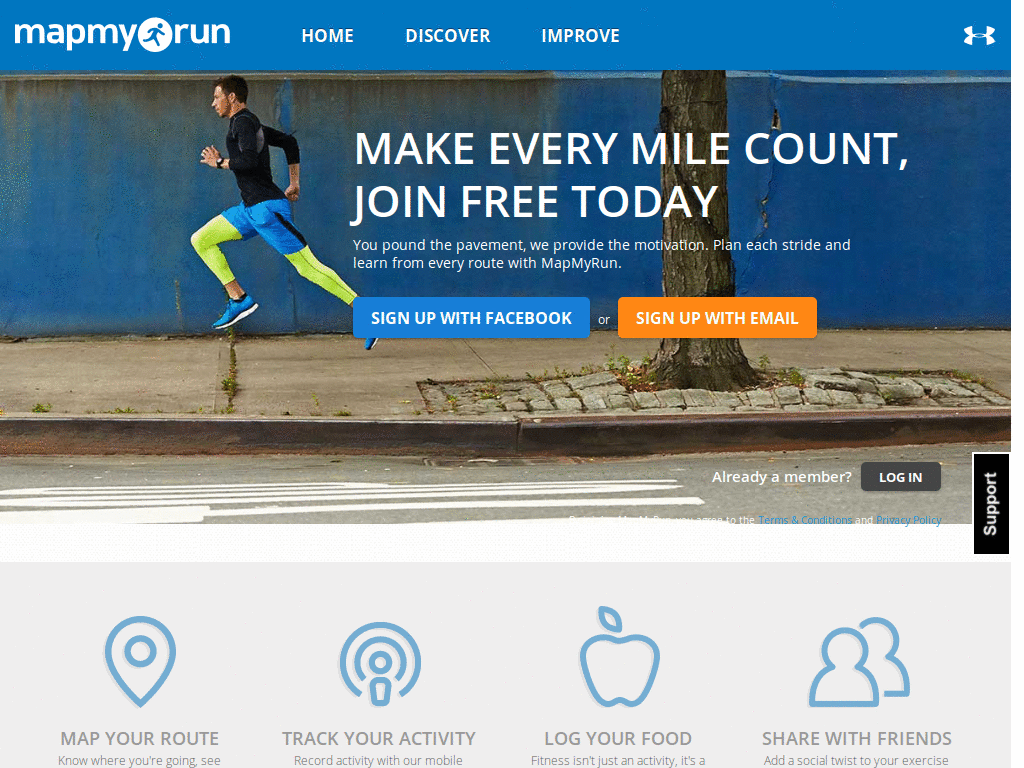www.MapMyRun.com cleanup