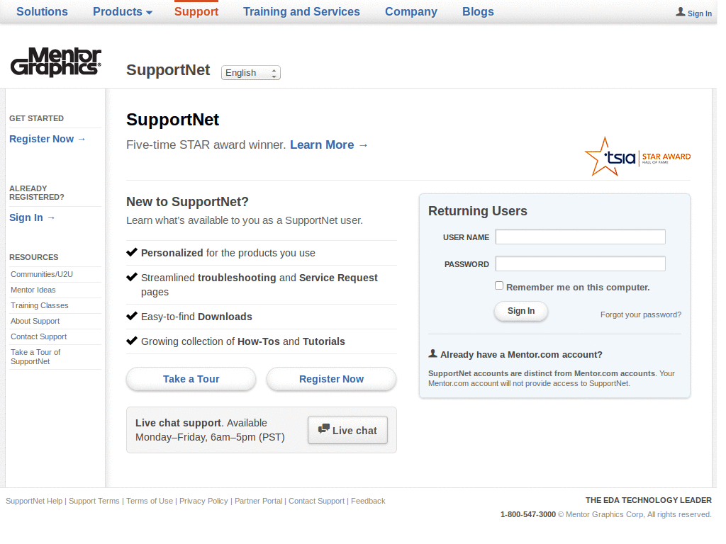 supportnet.mentor.com - print only relevant info