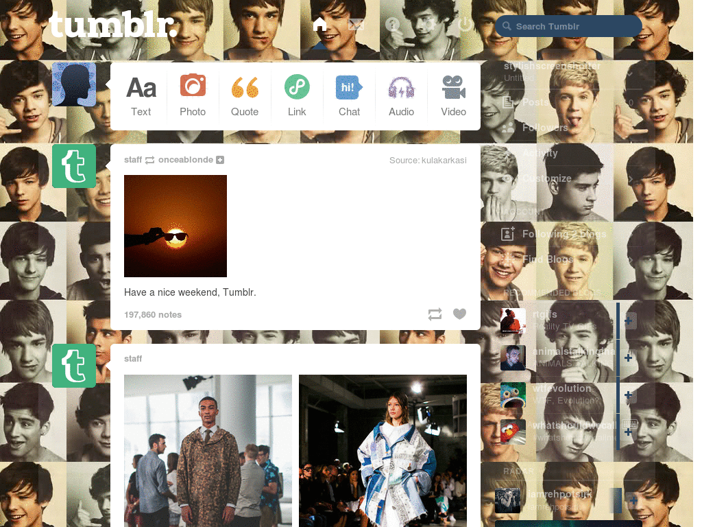 one direction tumblr