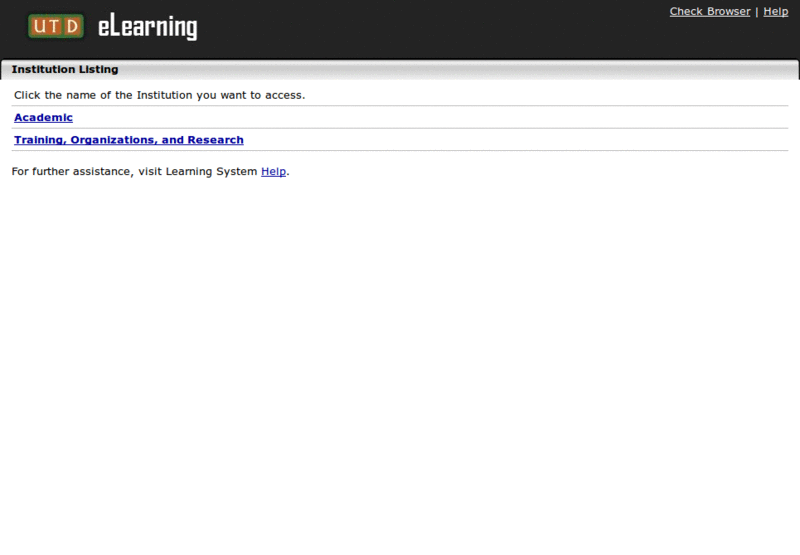 UT Dallas eLearning