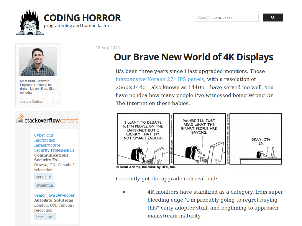 Coding Horror - More readable