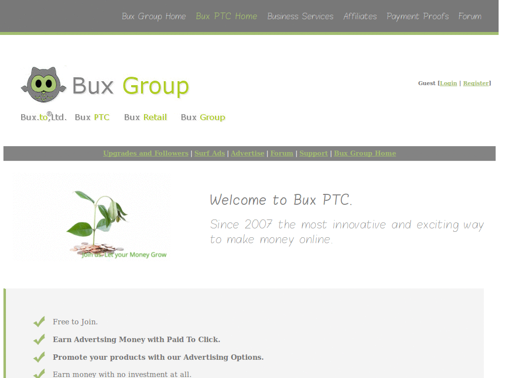 bux.to - blue&green