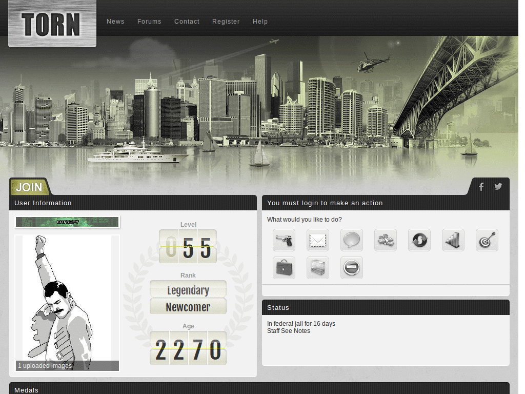 Torn.com - Kill FB Like on Profiles