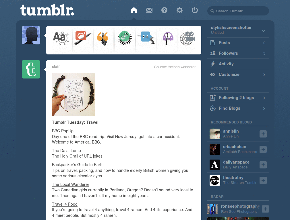 Tumblr Menu Icons: Supernatural