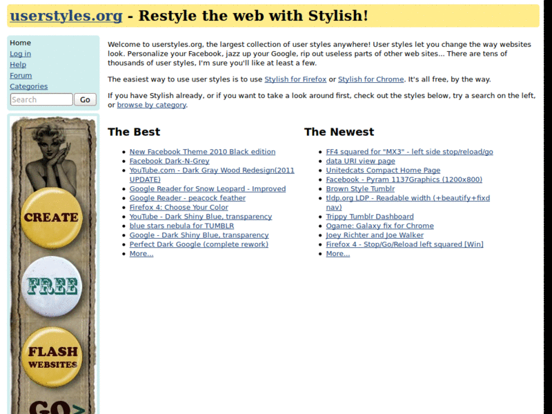 UserStyles.org: Tweaks > Lightbox