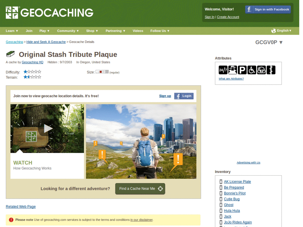 Geocaching.com - Old icons