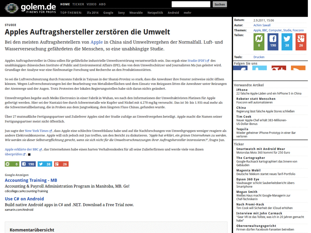 golem.de 2018-07 - Aufräumaktion