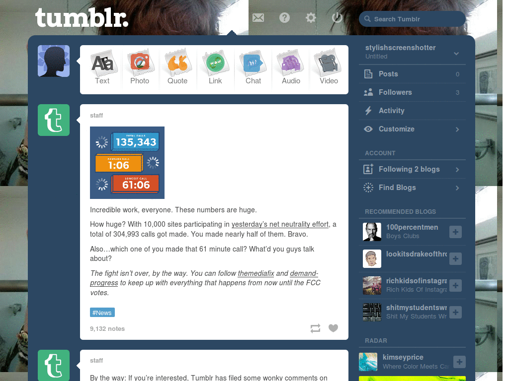 Christofer Drew - home page tumblr