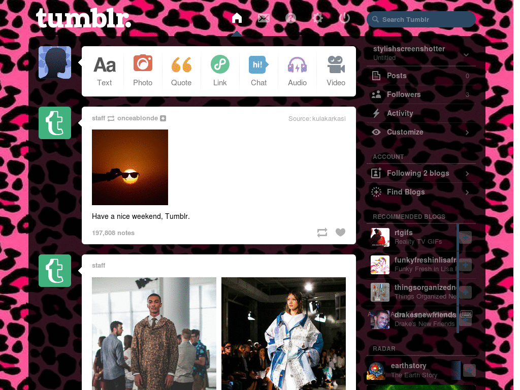 Pink Leopard Print Tumblr