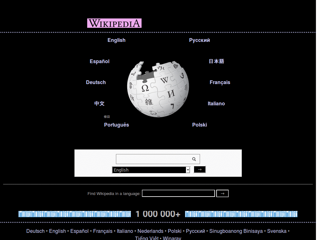 Dark Wiki w/ Visible Molecular Structures