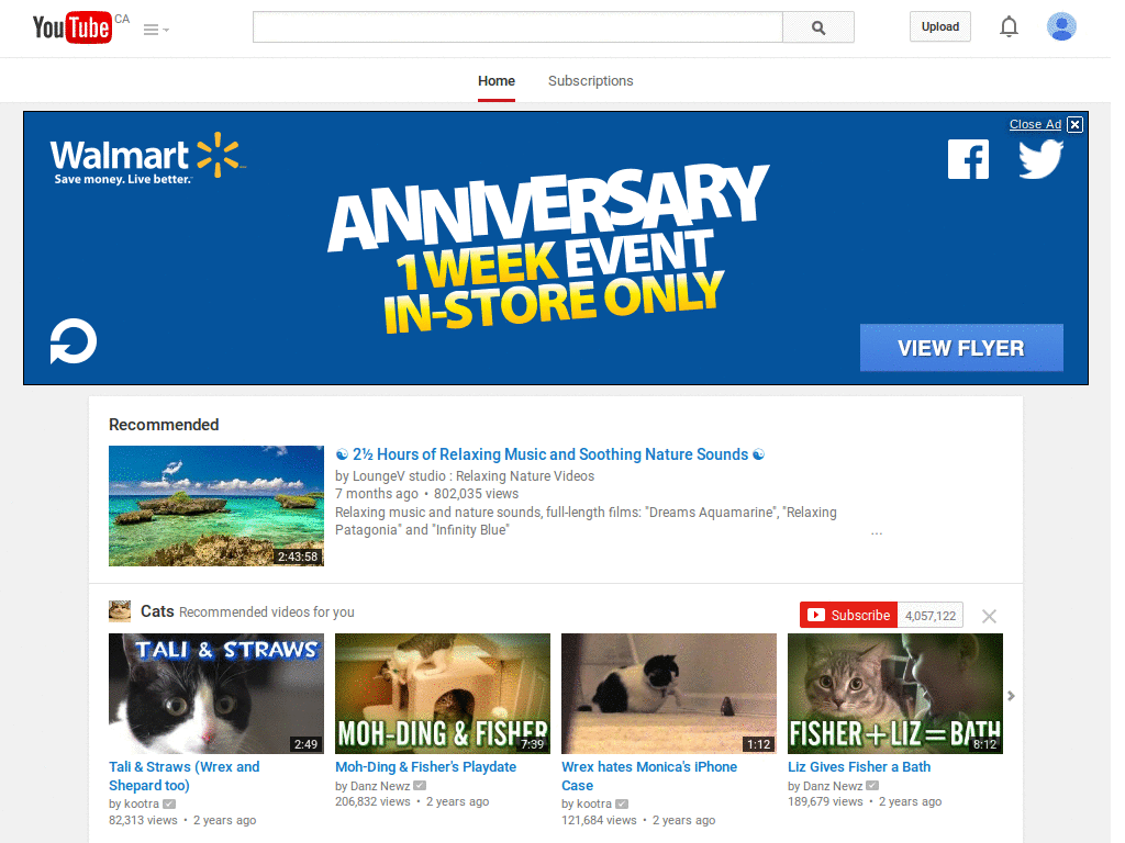 M-Minimalistic youtube