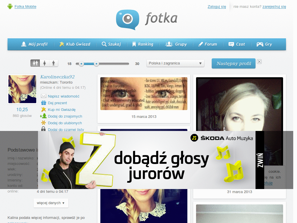 Fotka.pl - likwidacja"wyróżnione/przeglądane prof"