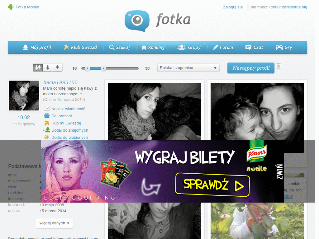 Fotka.pl - likwidacja "wyróżnione profile"