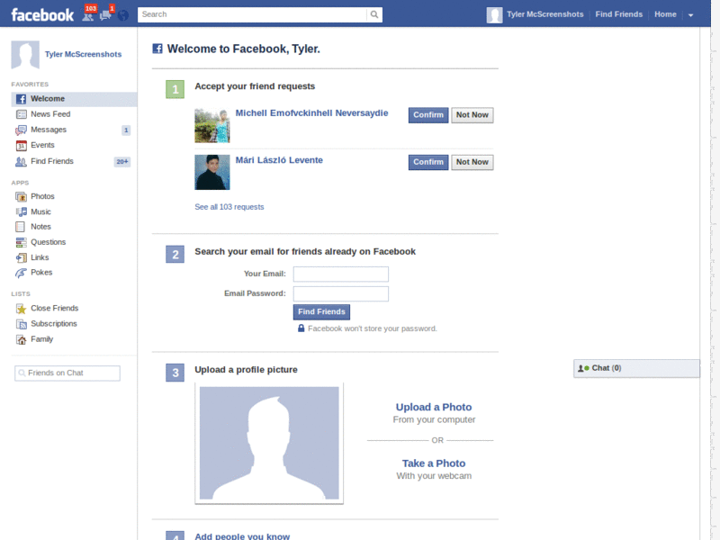 Facebook - Remove friend suggestion