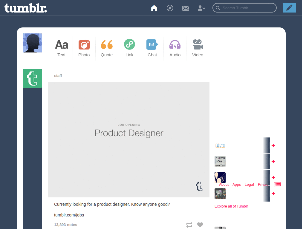 Tumblr Is Addictive