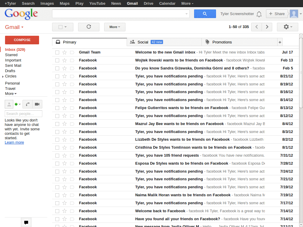 GMail - Hide "Invite a friend" box