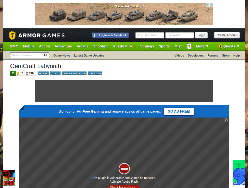 armorgames.com : game-area only