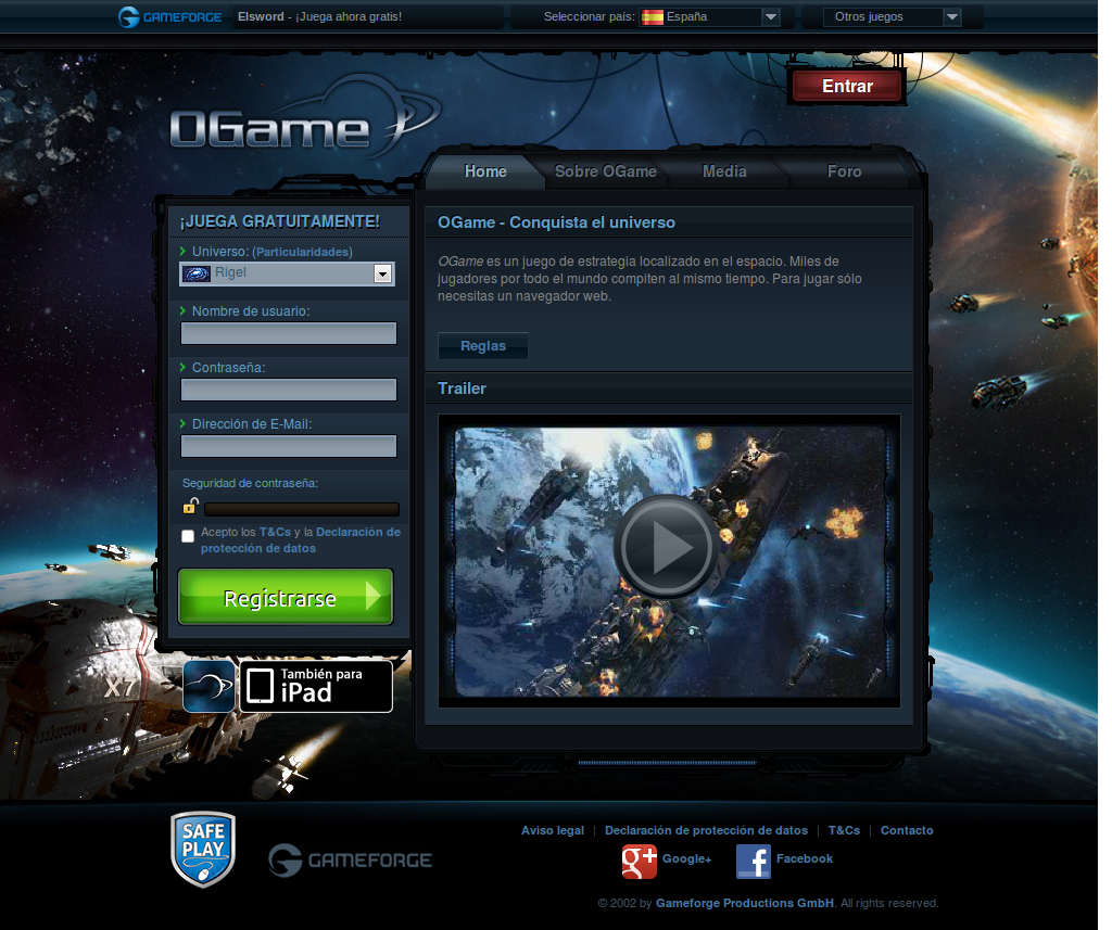 OGame XS Login