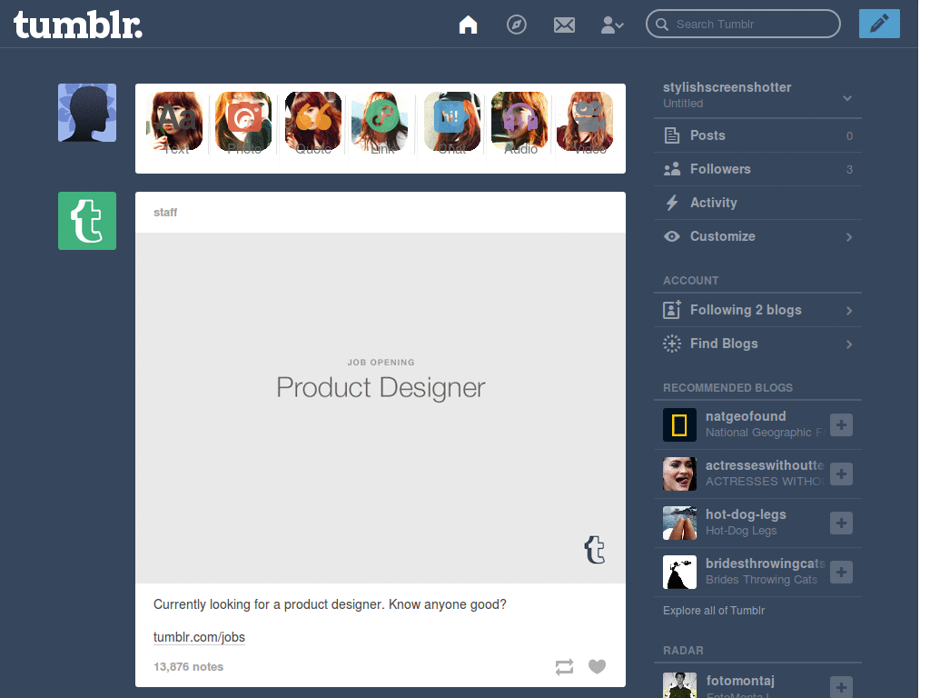 Taeyeon (SNSD) Tumblr Dashboard Icons