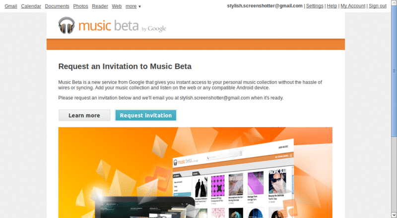 Google Music - Stripes be gone