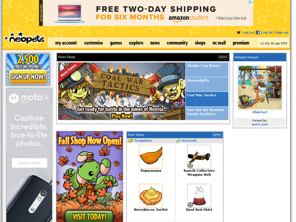 Neopets - Random Tweaks