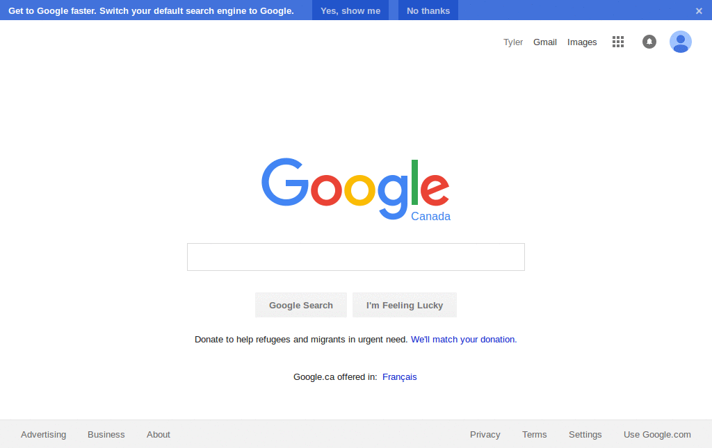 Simple Google.com