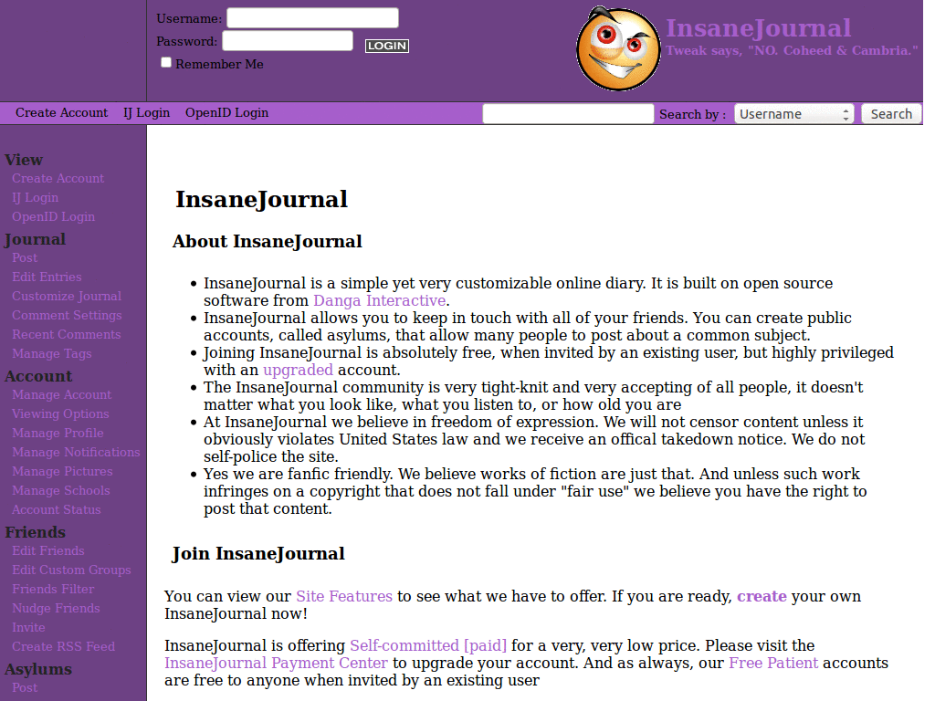 InsaneJournal - Feldgrau sidebar siteschem