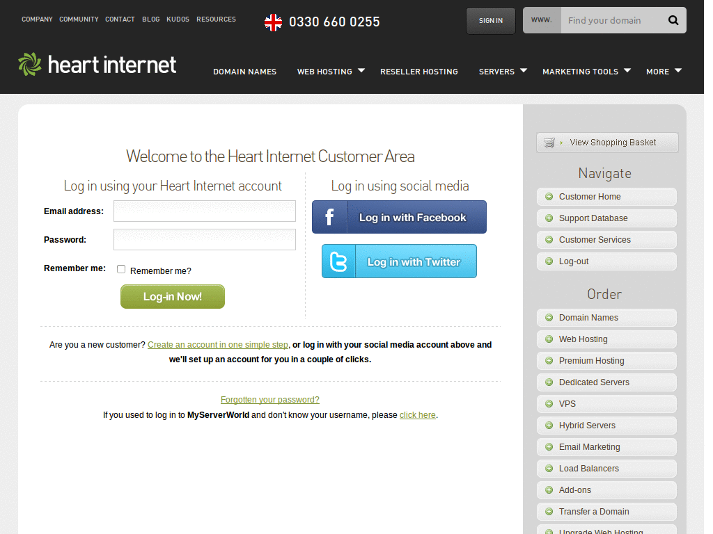 Cleanup HeartInternet Resller Home