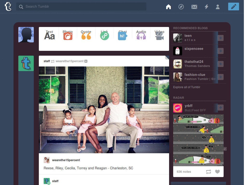 Adventure Time! (Tumblr Dashboard)
